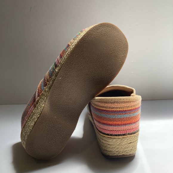 Dansko Jute Pro Multi Stripe Vegan Clog - Picture 7 of 11